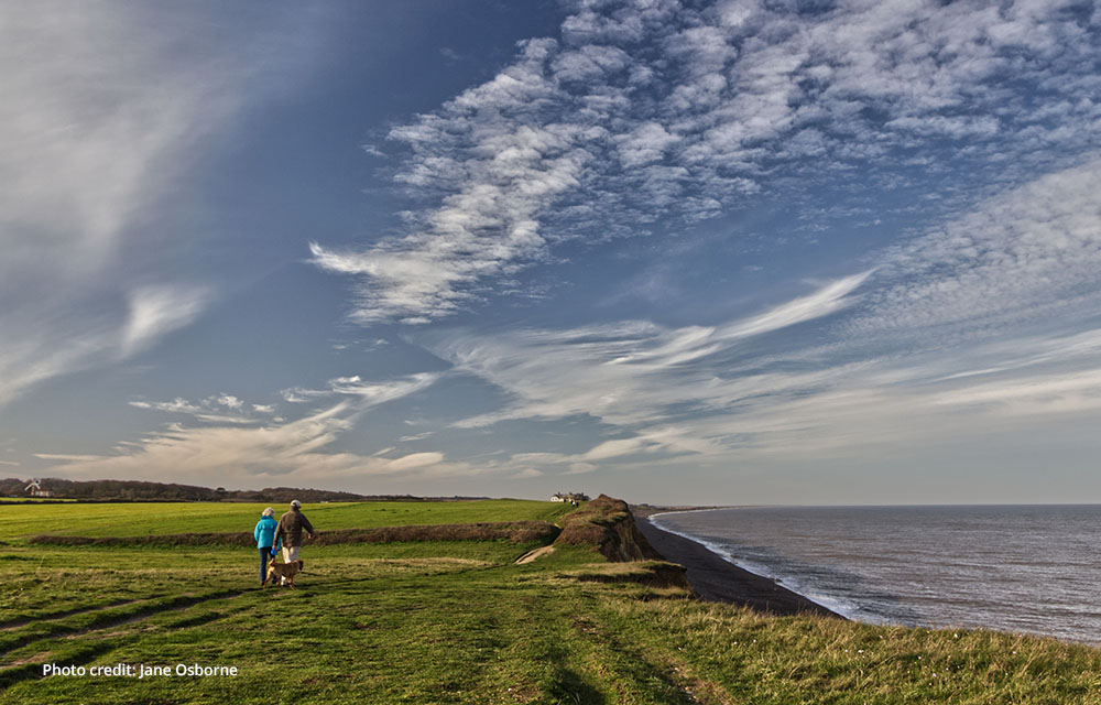 Jane Osborne Coastal Path Walk Sheringham Coastal Path Walk Sheringham