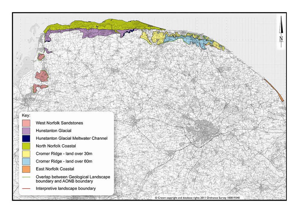 geological landscapes map